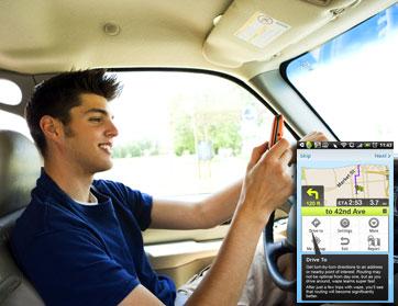 تطبيق Waze يحدد موقع السائقين الجغرافي بتعليمات صوتية 