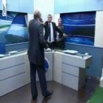 بالفيديو- تشابك بالأيدي مباشرة على الهواء