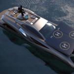 يخت فاخر بتصميم مشابه للسيارات الرياضية الخارقة