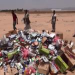 بالفيديو- إتلاف مواد غذائية منتهية الصلاحية