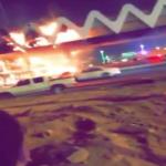 بالفيديو- أغرب سلفي وسط حريق في السعودية !