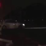 بالفيديو: سعودي ينجو بأعجوبة من تهشيم قطار الدمام لسيارته