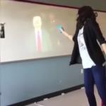 فيديو لإحدى المعلمات ربما يتسبب في طردها من المدرسة .. شاهد الفيديو