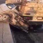 لن تصدق كيف حالة العائلة صاحبة السيارة