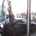 تحطيم السيارة اللامبورغيني كان عقاب سائقها على هذا الأمر .. فيديو