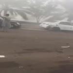 الضباب يتسبب في إصابة 23 شخص بأبو ظبي