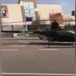 فيديو لطفل يصل المدرسة بمروحية يثير الغضب