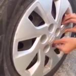 مع دخول فصل الشتاء .. شاهد ماذا اكتشف هذا السعودي في إطارات السيارة