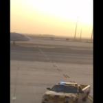 شاهد واحد من أغرب الاحتفالات بهبوط طائرة في الصالة الجديدة