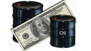 النفط الامريكي يهبط اكثر من دولار إلي اقل من 96 دولارا للبرميل