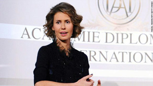 أسماء الأسد حامل في الطفل الرابع 