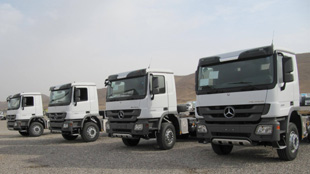 طلبيةٌ عملاقة على شاحنات مرسيدس-بنز