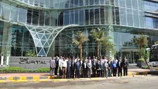 زيارة بيت التمويل الخليجي ومستثمريه إلى مشروع مدينة التنمية الاقتصادية مومباي