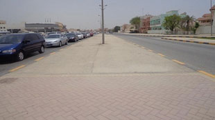 البدء في اعمال تطوير شارع 46 بمنطقة عراد شهر يونيو المقبل