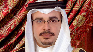 سمو ولي العهد يترأس وفد مملكة البحرين إلى الهند