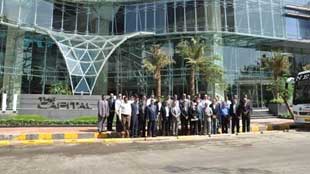 بيت التمويل الخليجي ومستثمريه يزور إلى مشروع مدينة التنمية الاقتصادية مومباي