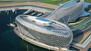 ياس مارينا تفوز "بجائزة الإبداع والتميّز في الإنجازات المهنية لتطوير القطاع البحري للعام 2012"