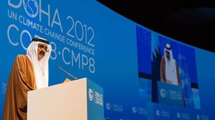 الشيخ حمد بن خليفة آل ثاني يشدد على الحاجة للتحرك لمواجهة تغير المناخ