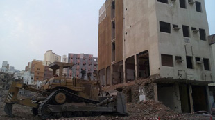 هدم 140 عقار لتوسعة مجمع خدمات المسجد الحرام بمكة المكرمة