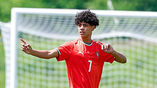 أداء ضعيف لابن رونالدو في مباراته الأولى مع البرتغال
