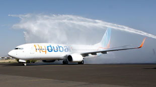 تدشن فلاي دبي خطها الجديد الى صنعاء بأربع رحلات اسبوعية 