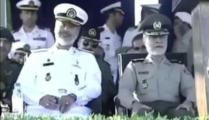 شاهد جرة تحرج جنود القوات الخاصة الإيرانية في عرض مباشر