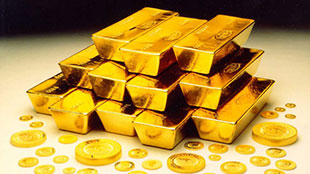 الذهب يتراجع الى 1342.21 دولار ويسجلّ ثاني ارتفاع أسبوعي