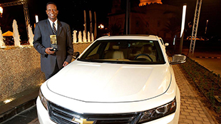 شفروليه إمبالا 2014 تفوز بجائزة أفضل سيارة سيدان في جوائز سيارات الشرق الأوسط