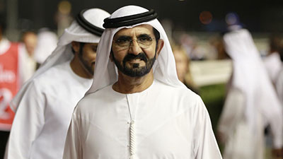 محمد بن راشد يشتري فرساً بـ 7 ملايين دولار