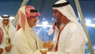 الأمير الوليد يلبي دعوة الشيخ محمد بن زايد لحضور الفورمولا 1 في ابو ظبي