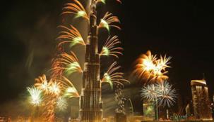 احتفالات 2015 في وسط دبي: موعد استثنائي مع اروع عروض الألعاب النارية وواجهة "برج خليفة" تزدان بالأنوار