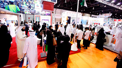  نمو أعداد العارضين في الإمارات للوظائف 2014 