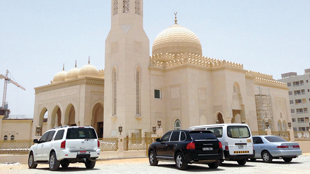 افتتاح مسجد راشد بن مكتوم آل مكتوم اليوم