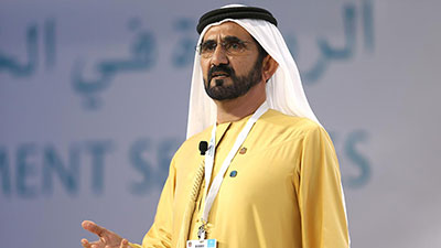 محمد بن راشد يطلق العلامة التجارية لدبي بسوق السفر