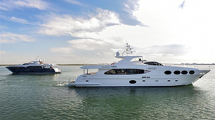 الظهور الأول ليخت ماجيستي 105 في أوروبا 