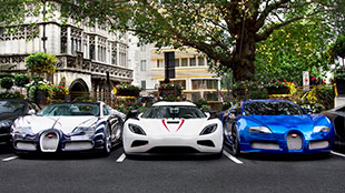 الخليجيون يدفعون أموالاً باهظة لإيجار سيارات فاخرة في لندن