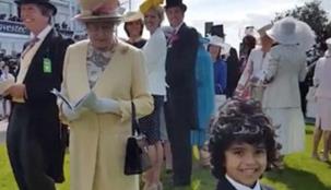 بالفيديو تعرف على  الطفل الإماراتي الذي أبهر ملكة بريطانيا !