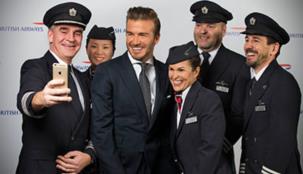 ديفيد بيكهام يتحدث لشركة ’الخطوط الجوية البريطانية‘ حول رحلاته ويكشف عن عطلاته العائلية