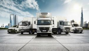 مشاريع قرقاش ومرسيدس-بنز تطلقان طيفاً جديداً من الشاحنات ومركبات Van