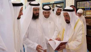 سلطان بن محمد بن سلطان القاسمي يدشن مشروع مكتبات المساجد