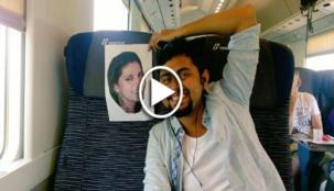 بعدما فقدت جواز سفرها ... قرر أن يقضى شهر العسل مع صورة زوجته