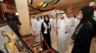 ماجد بن محمد يفتتح السوق الوطني لأعضاء مؤسسة محمد بن راشد لتنمية المشاريع في مركز وافي