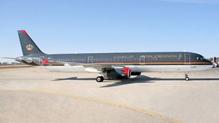 ثالث طائرة حديثة تدخل أسطول الملكية الأردنية في العام الحالي