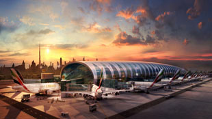 مطار دبي ينال لقب المحور العالمي الرائد لطائرات إيرباص إيه 380