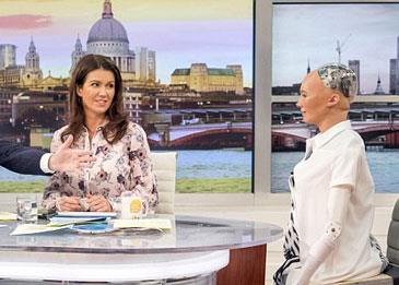 الإنسان الآلي Sophia يظهر في برنامج Good morning Britain