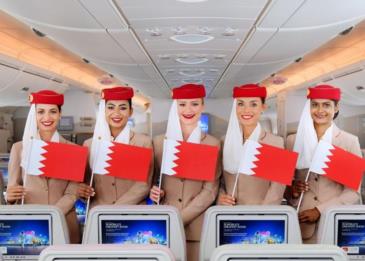 "طيران الإمارات" تحتفل بمرور 20 عامًا في خدمة البحرين