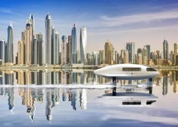 دبي تطلق أول قارب طائر