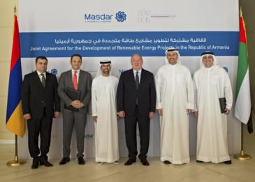 "مصدر" الإماراتية تطور مشاريع طاقة شمسية في أرمينيا بـ320 مليون دولار