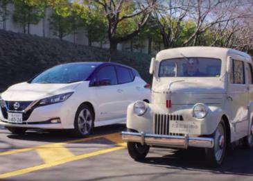 تعرف الى أول سيارة كهربائية من نيسان تم انتاجها في عام 1947