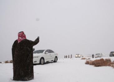 موجة برد وصقيع شديدة تضرب السعودية